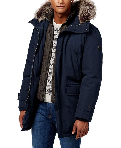 mens michael kors winter coat|Michael Kors coats on sale.